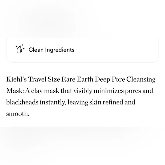 $8β€οΈβπ₯ LAST 1! Kiehls Rare Earth Deep Pore Cleansing Mask π NEW BESTSELLER!! - Picture 4 of 7